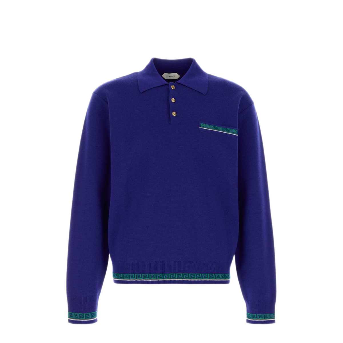 MAYFEYR - Versace - Knit Sweater Greca Tipping - 10267451A190721UI10