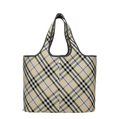 Medium Checked Tote Bag