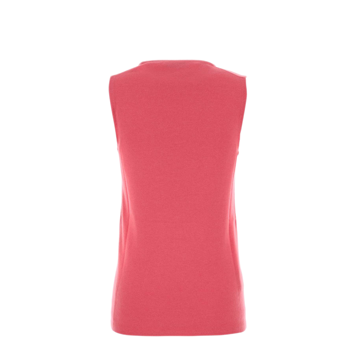 MAYFEYR - Miu Miu - Fluo Pink Cashmere Blend Vest - MMV314SOOO17I7F0AEJ