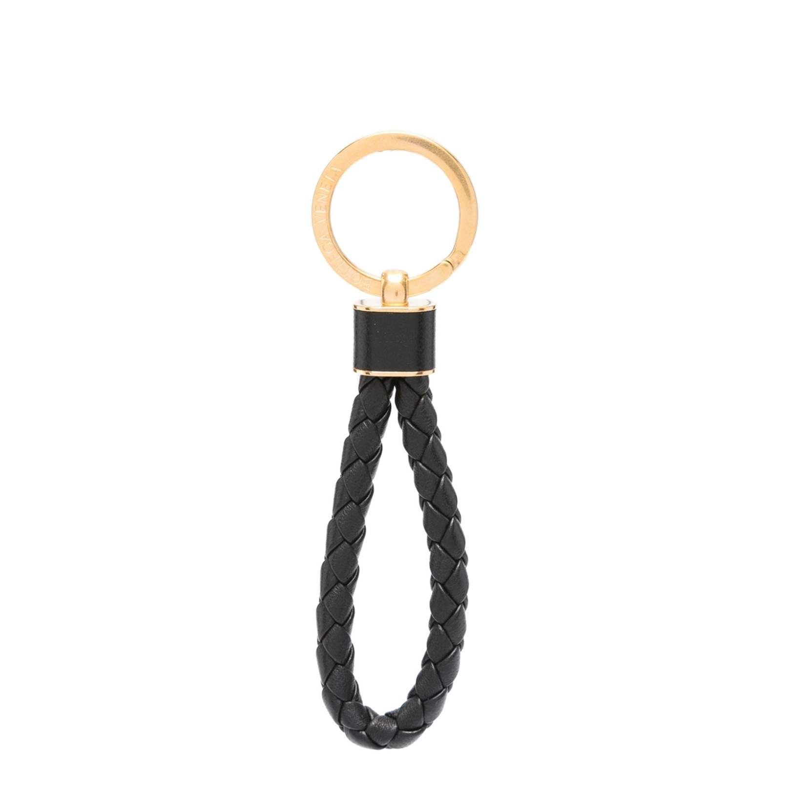 Intreccio Key Ring in Black