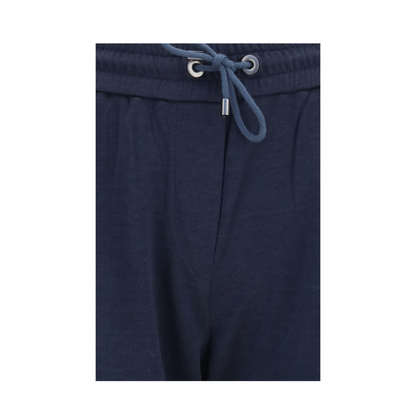 MAYFEYR - Brunello Cucinelli - Drawstring Pants In Cotton And Silk Blend - MD828SM679