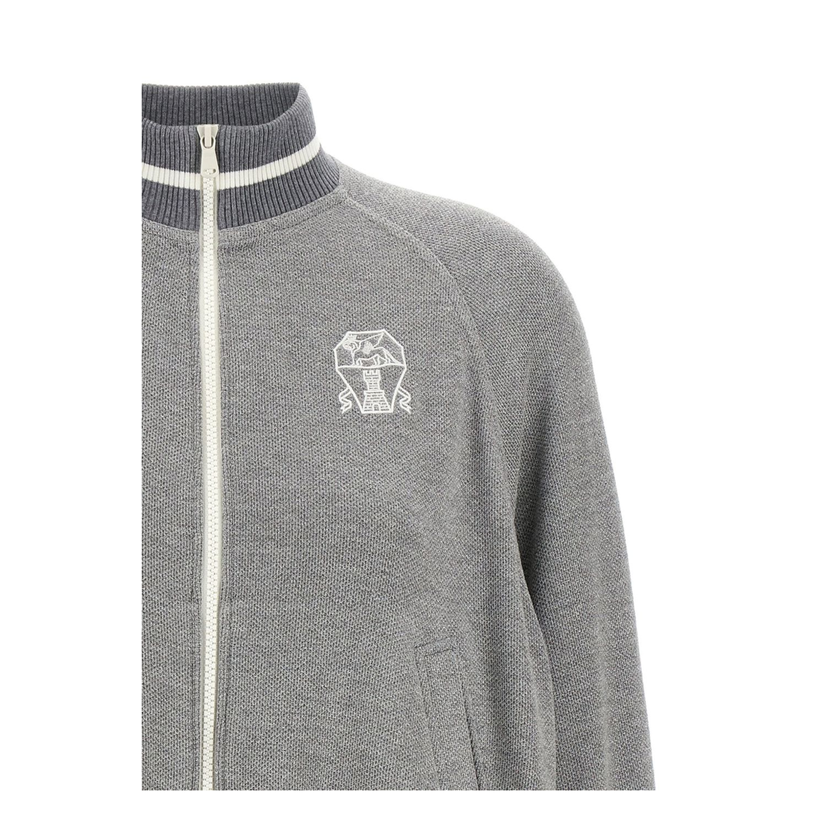 Logo Embroidery Lam Sweatshirt