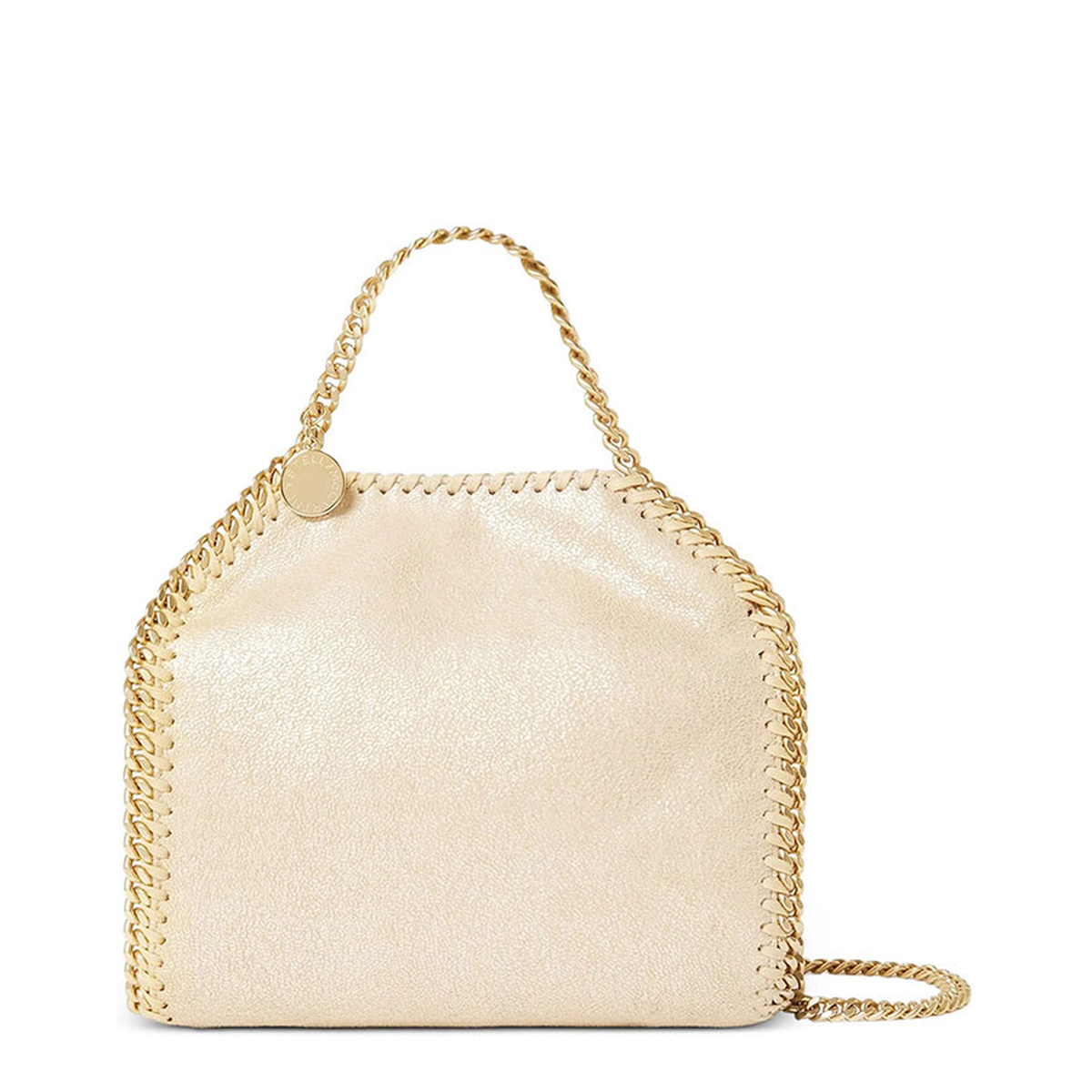 Falabella Mini Vegan Shaggy Deer Tote - Pyrite