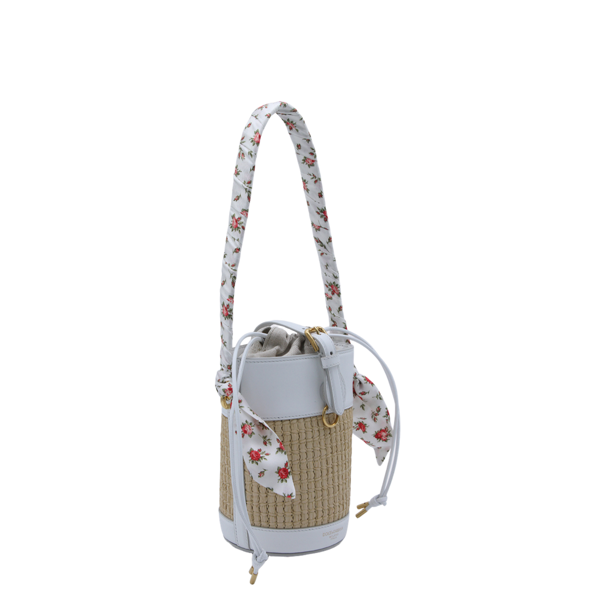 Capri Raffia Bucket Bag - Multicolor