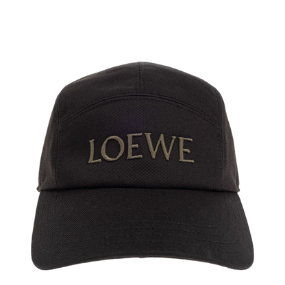 Camp Cap in Cotton Black