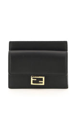 Baguette Card Holder Black Nappa Leather Card Holder