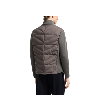 Travel Essentials Two-Piece Effect Full-Zip Down Jacket