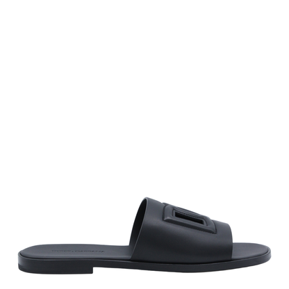 Leather Slide with Logo