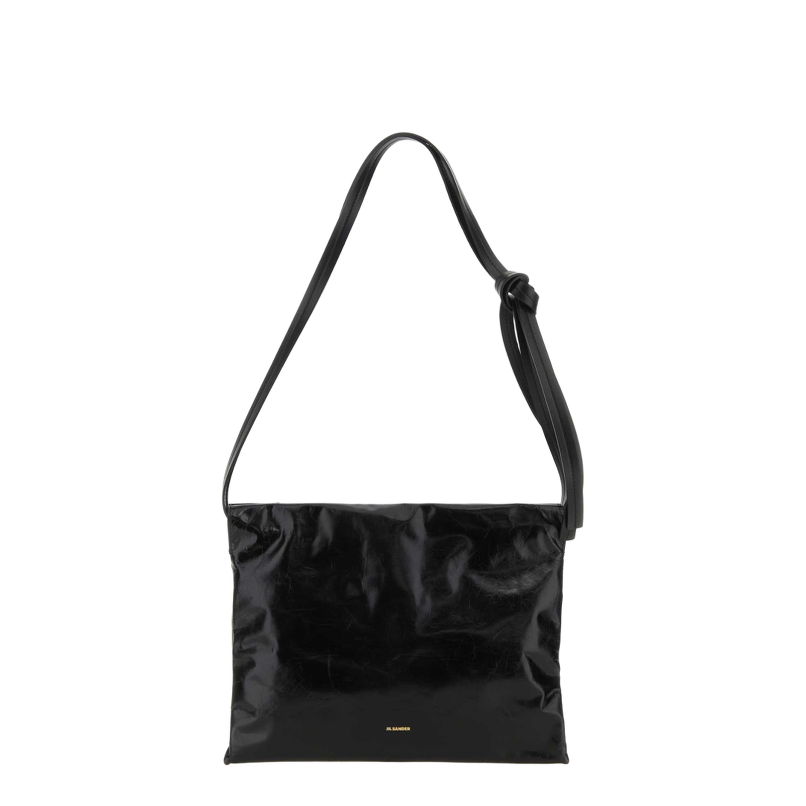 Two-Tone Leather Shoulder Bag