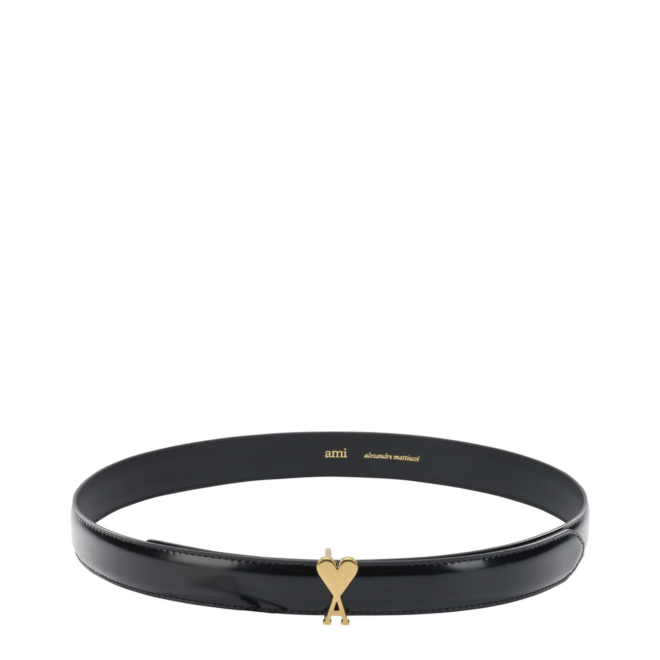 MAYFEYR - Ami Paris - Leather Belt With Buckle - UBL209.AL01390015