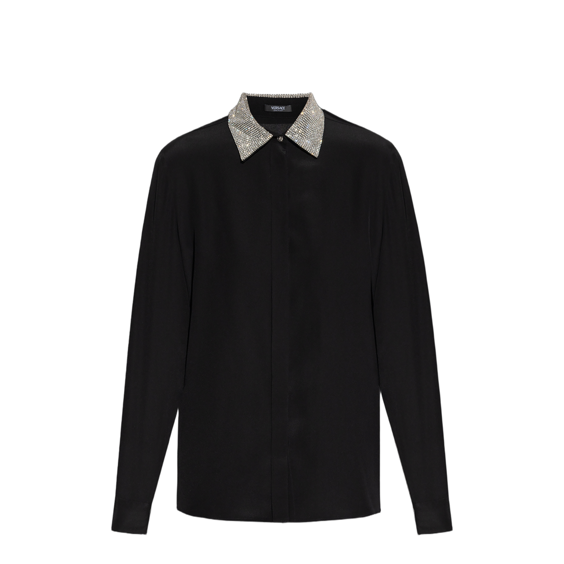 Fitted Long Sleeve Top - Black