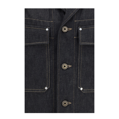 MAYFEYR - Lemaire - Trucker Denim Jacket With Studs - OW1234LD1061