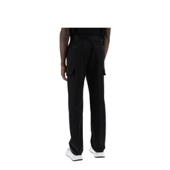 Versace cotton gabardine cargo pants in