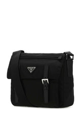 Re-Nylon Messenger Bag, silver hardware