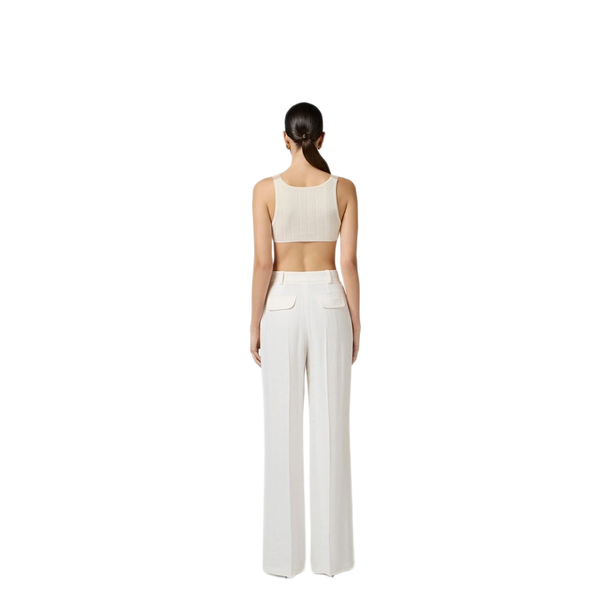 MAYFEYR - Elisabetta Franchi - Trousers - PA09752E2360