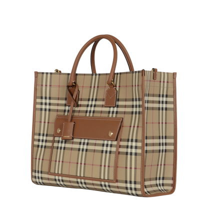 Printed Canvas Medium Freya Shopping Bag