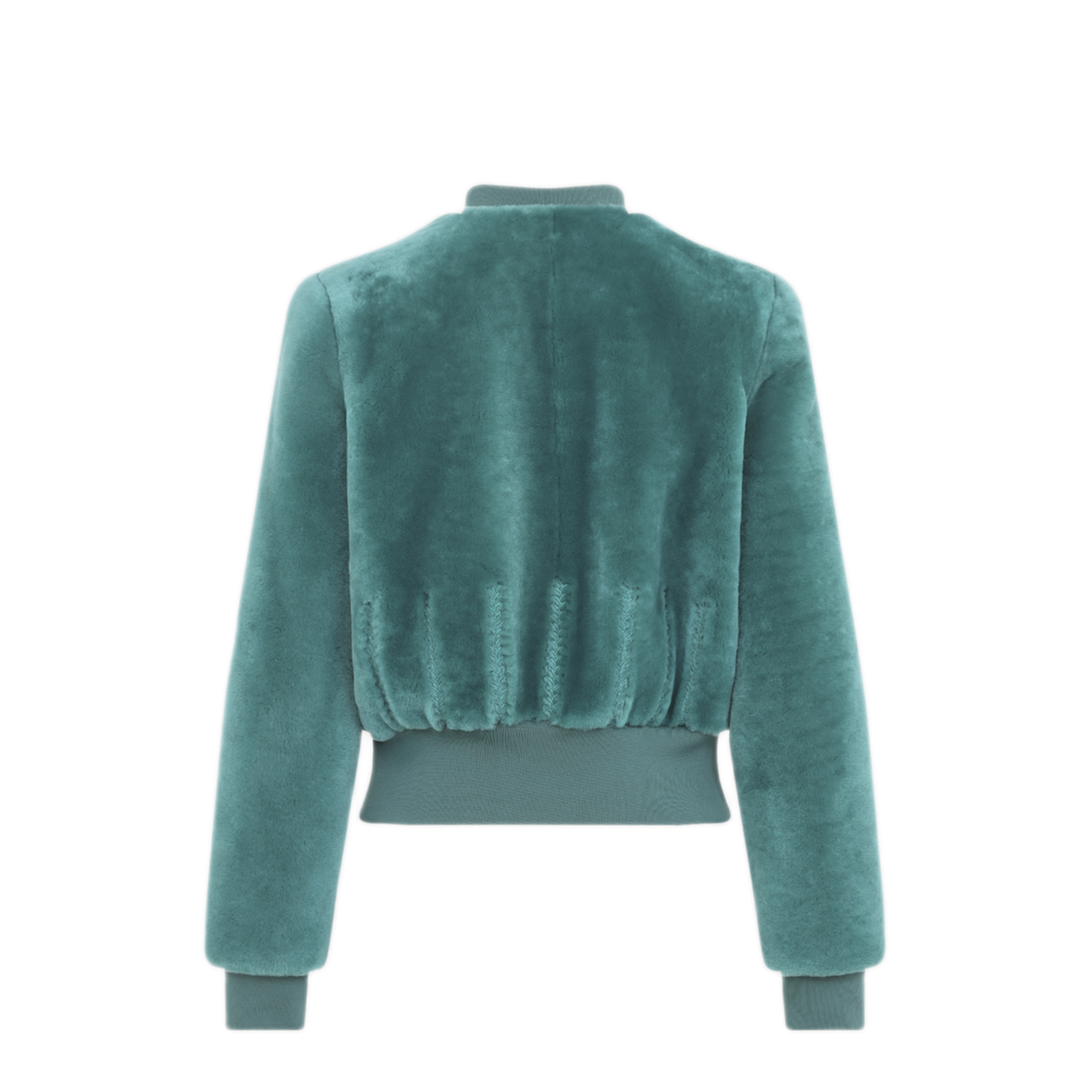 MAYFEYR - Alexander Mcqueen - Cropped Shearling Bomber Jacket - 876466Q5AR03095