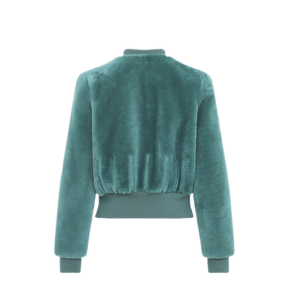 MAYFEYR - Alexander Mcqueen - Cropped Shearling Bomber Jacket - 876466Q5AR03095
