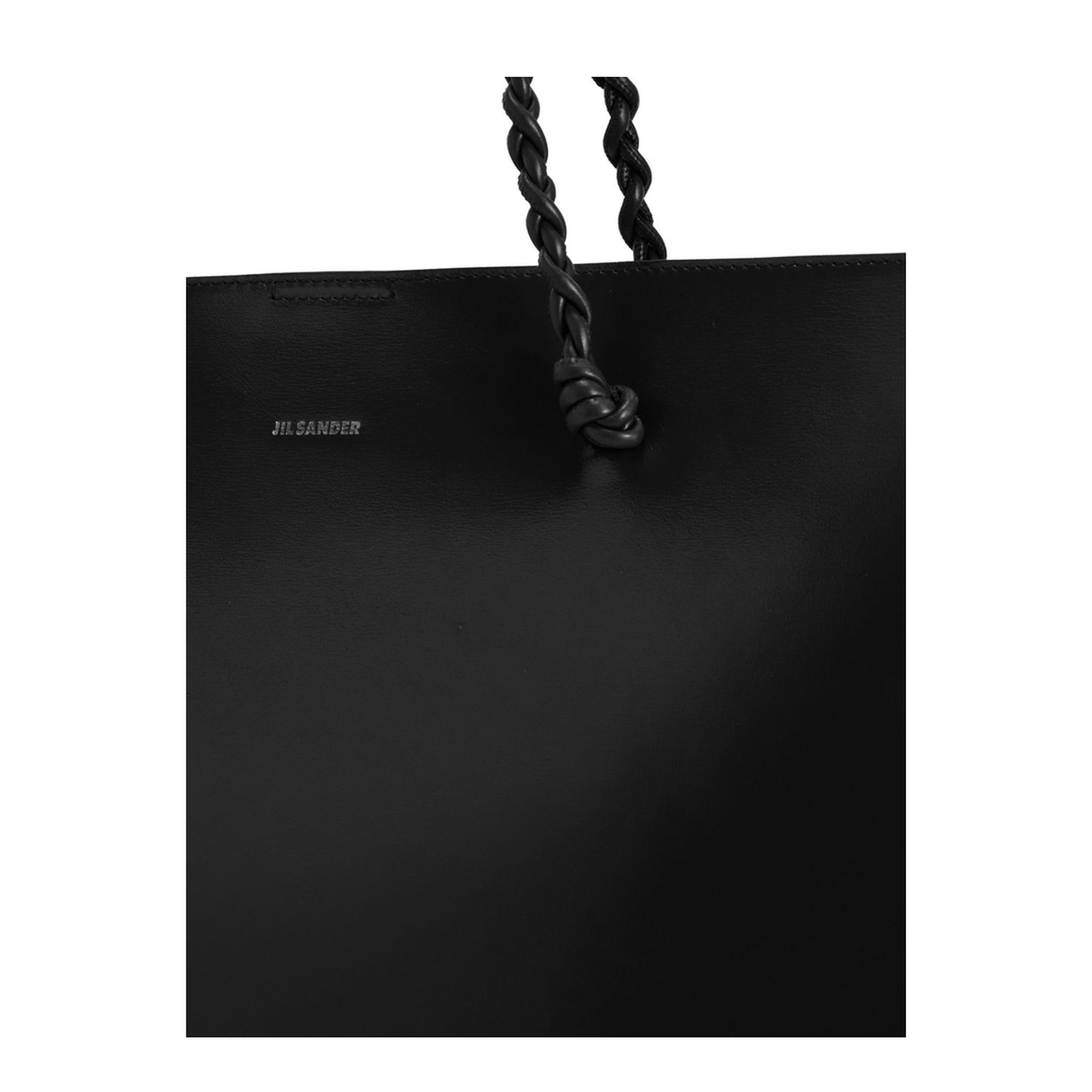 Tangle Tote Bag in Calf Leather - Black