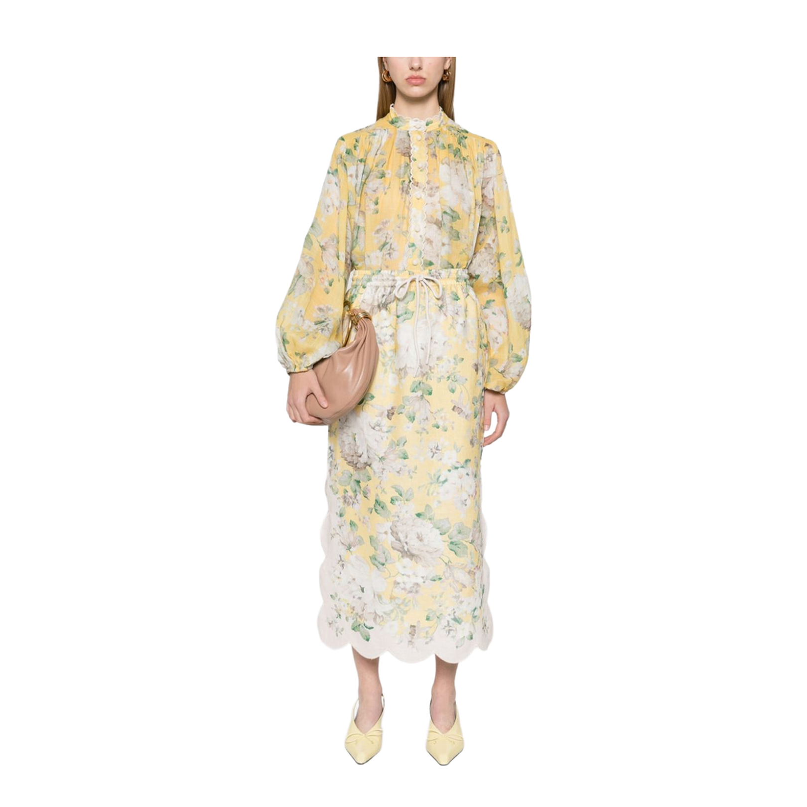 Acacia Printed Linen Skirt