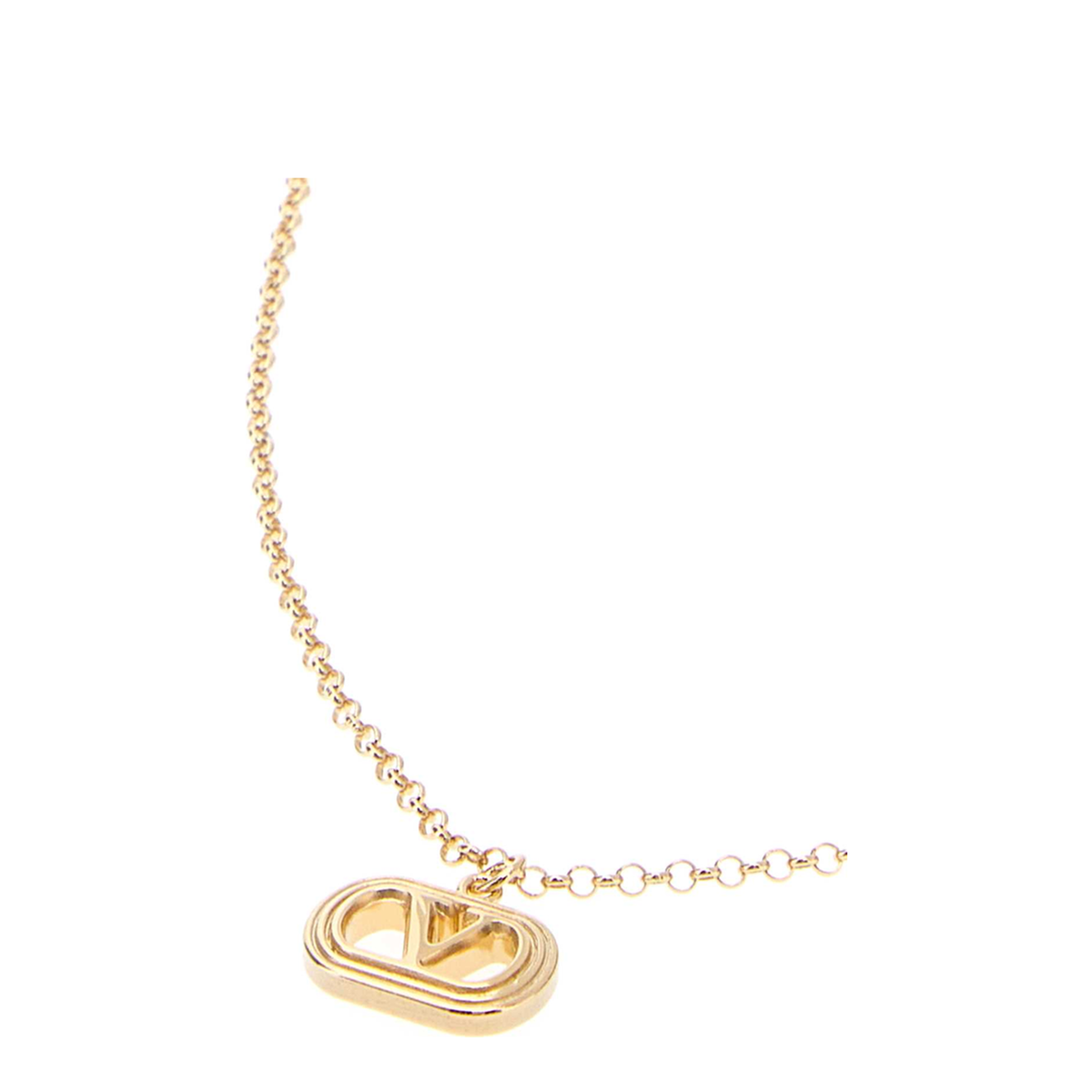 MAYFEYR - Valentino - Gold Metal Vlogo Signature Necklace - 9W2J0Y79METL01