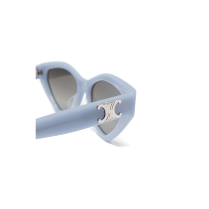 Capsule Sunglasses Clear Blue