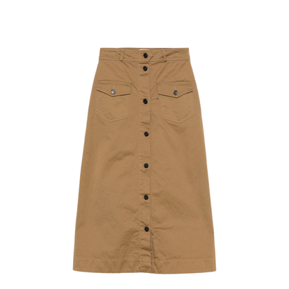 MIDI SKIRT WITH BUTTONS