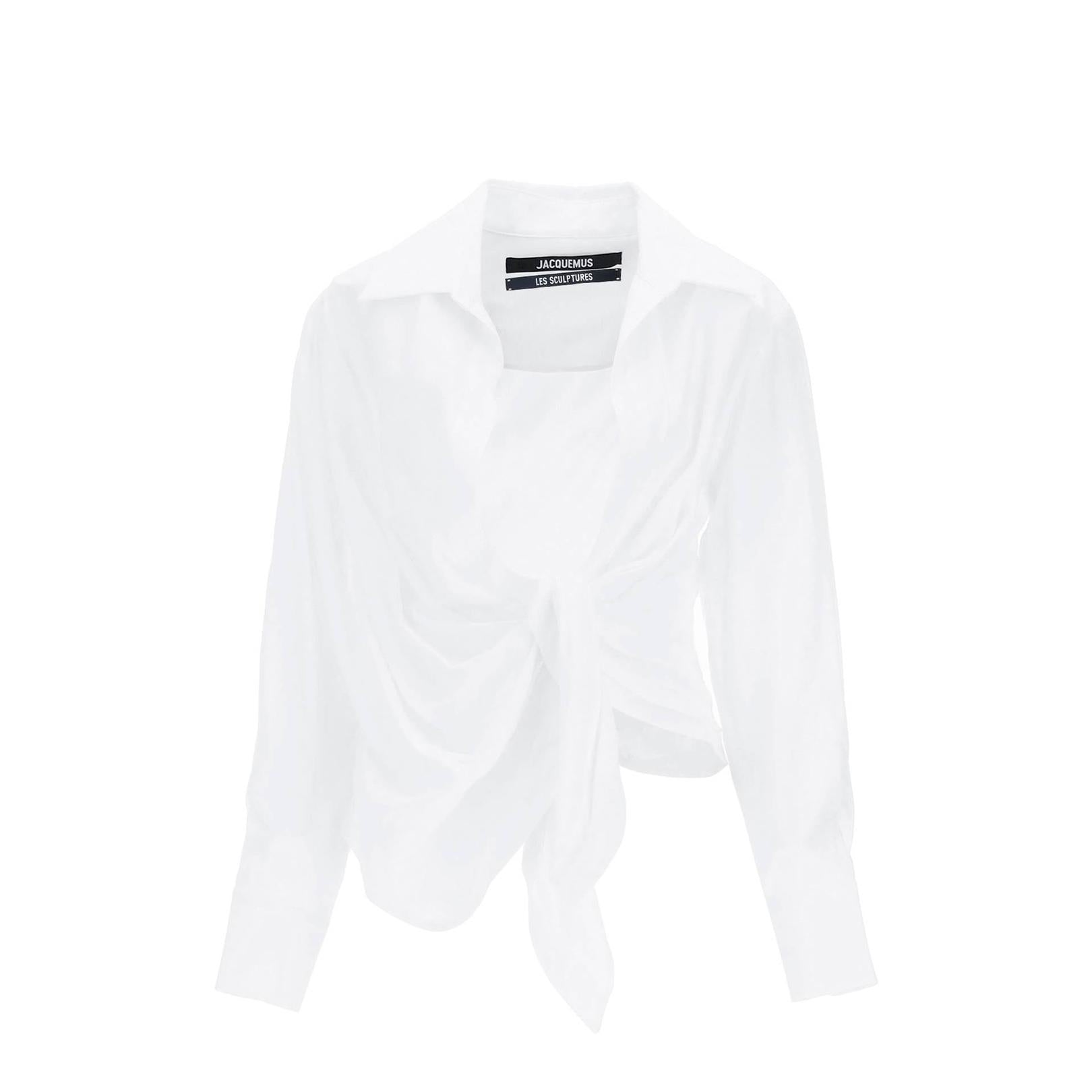 Jacquemus 'la chemise bahia' draped blouse