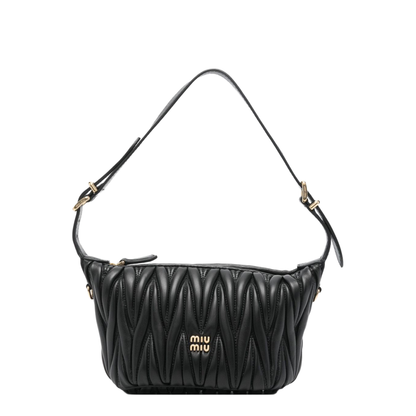 Matelassé Mini Bag Leather - Black