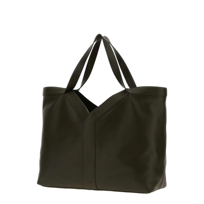 Large Tote in Smooth Leather