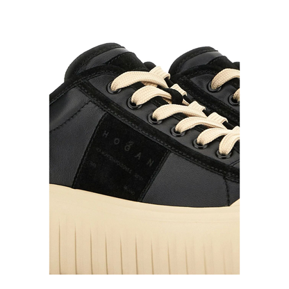 MAYFEYR - Hogan - H-Stripes Nappa Leather And Suede Sneakers - HXW7020FV00SCY