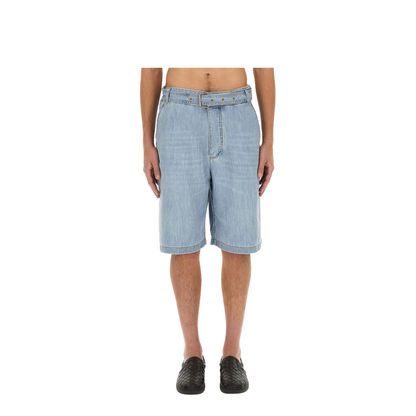 Denim Bermuda Shorts