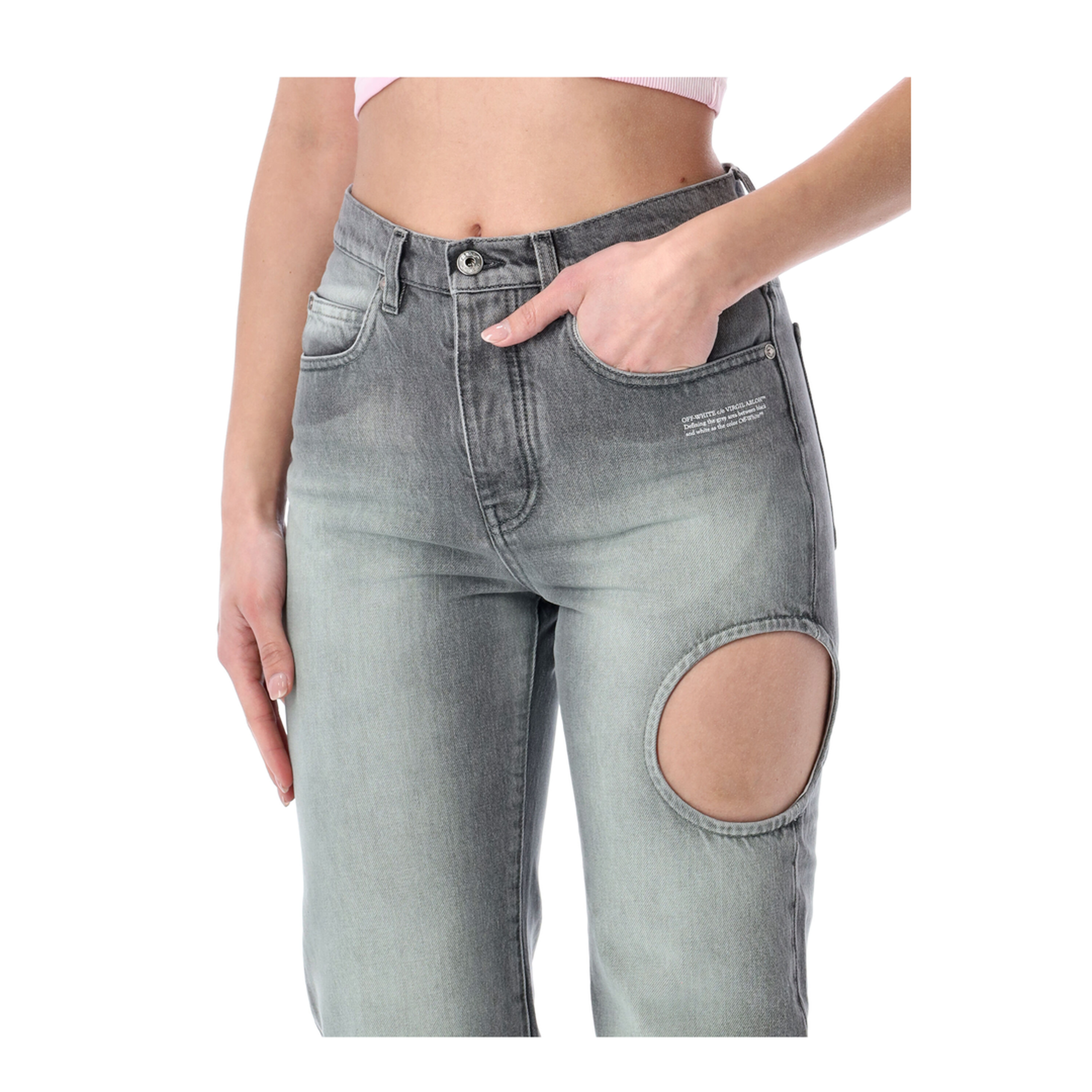MAYFEYR - Off-White - Jeans Grey - OWYA06ES26DEN0021101