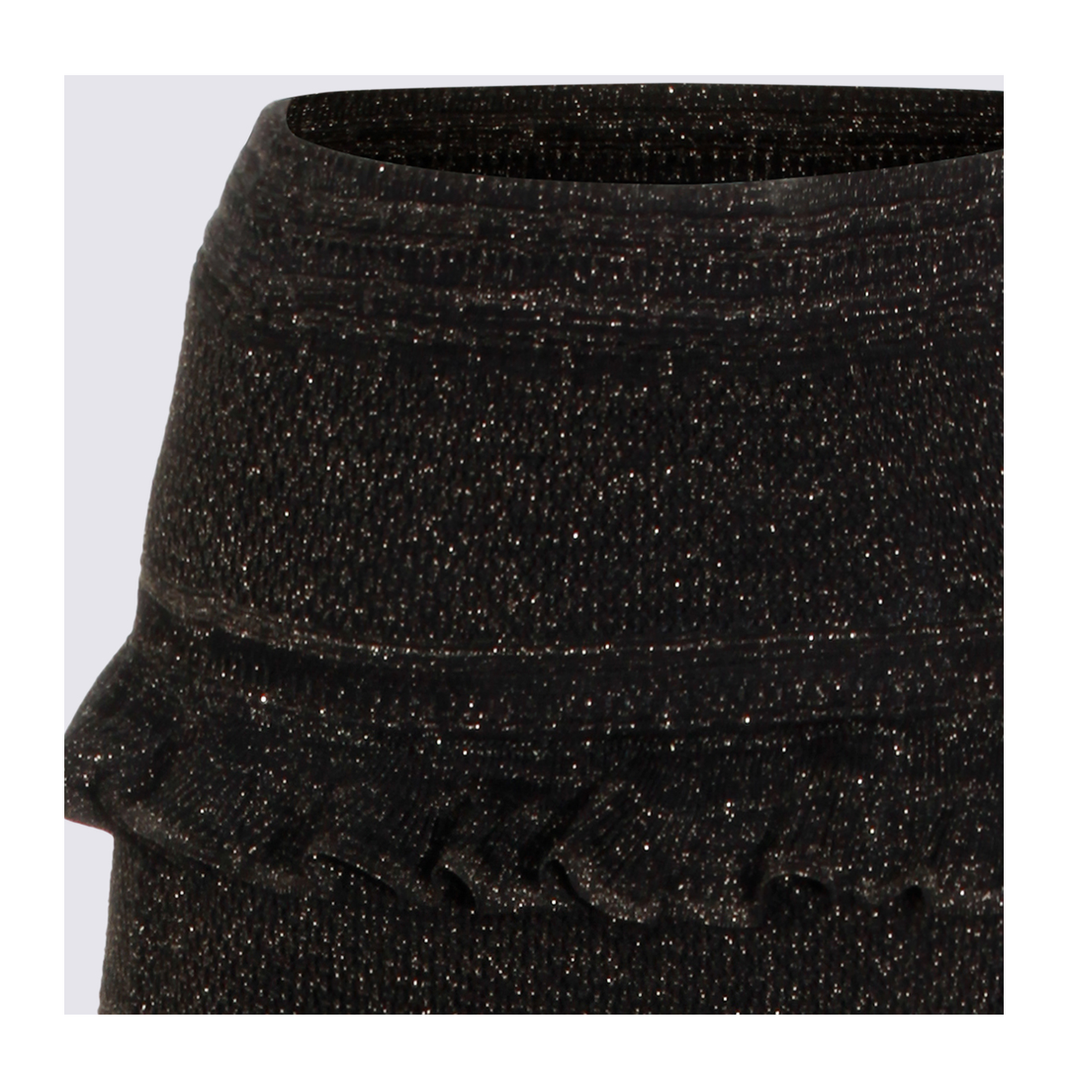 Metallic Black Skirt