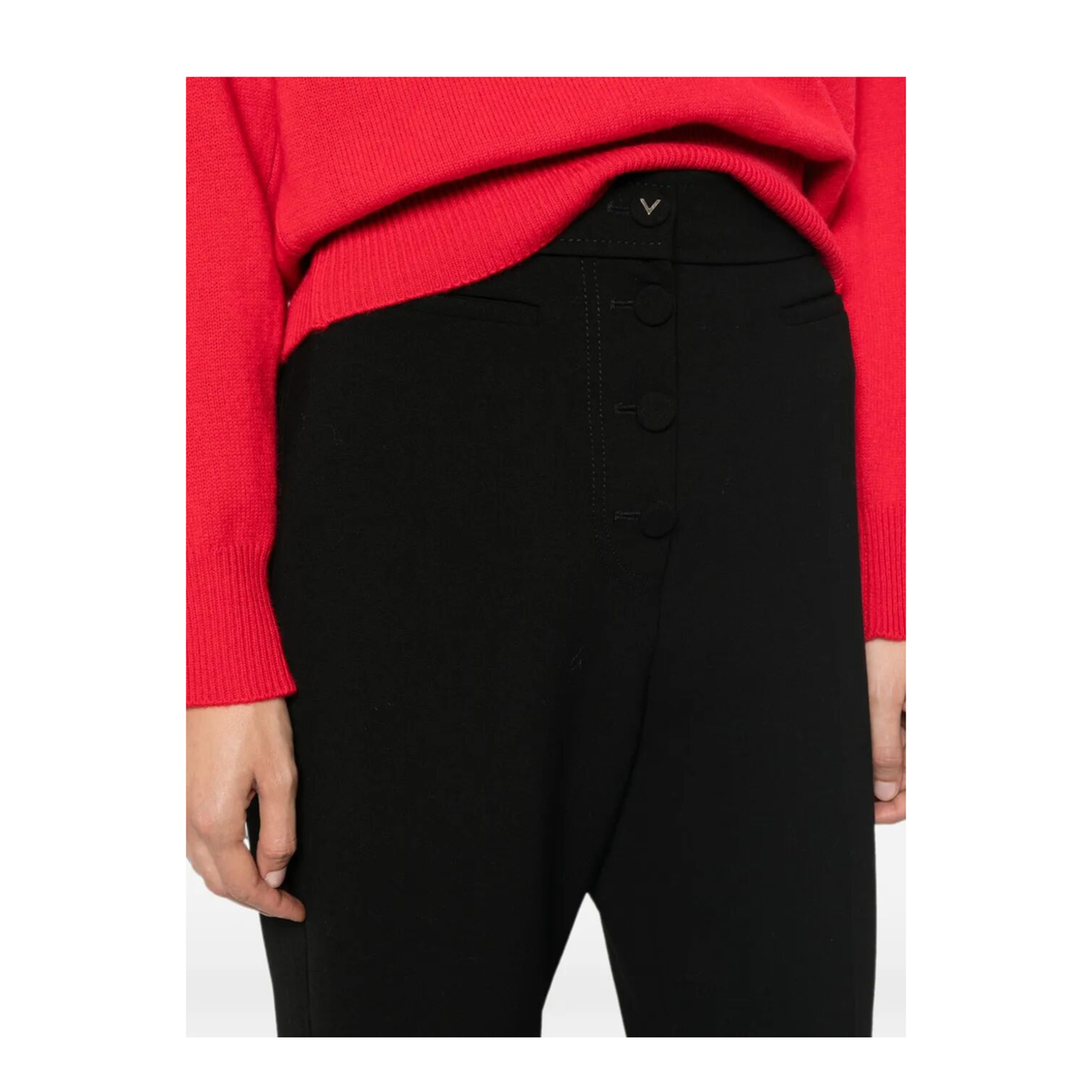 MAYFEYR - Valentino - Straight-Leg Wool Trousers - BRB7C2A9K0NO