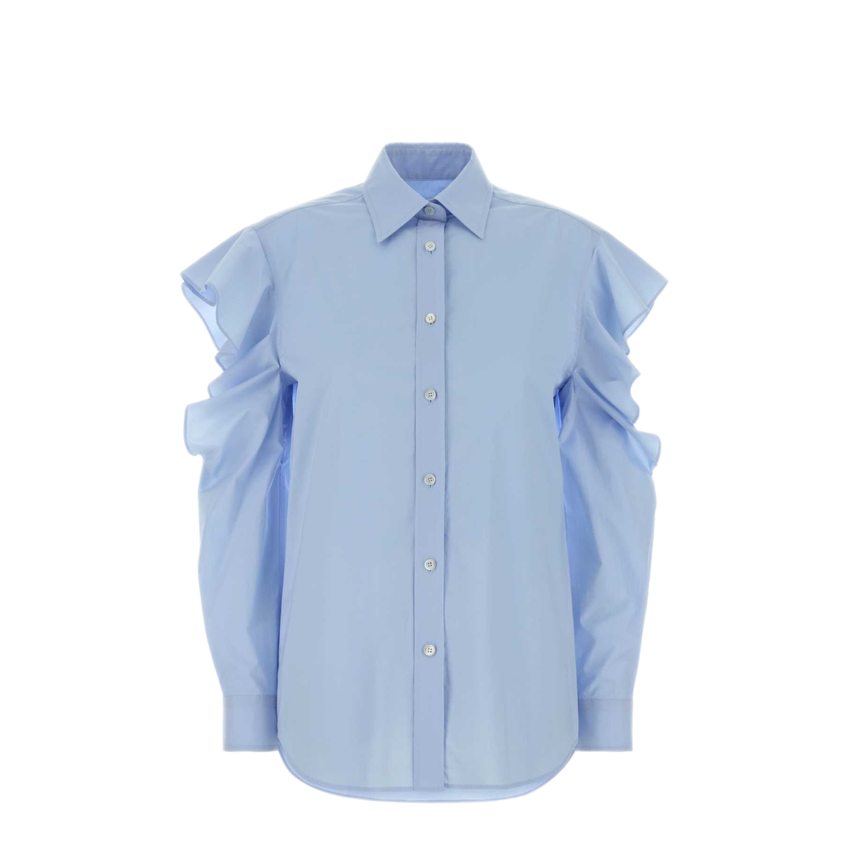 MAYFEYR - Moschino - Light Blue Poplin Shirt - 261D021204311293