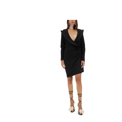 MAYFEYR - Magda Butrym - Sculptural Mini Dress - 101924BLACK
