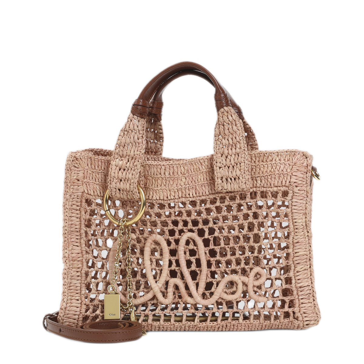 Summer Banana Small Raffia Tote - Summery Beige