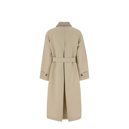 MAYFEYR - Bottega Veneta - Trench Colletto Intreccio Bianco - 874798V6NB02512