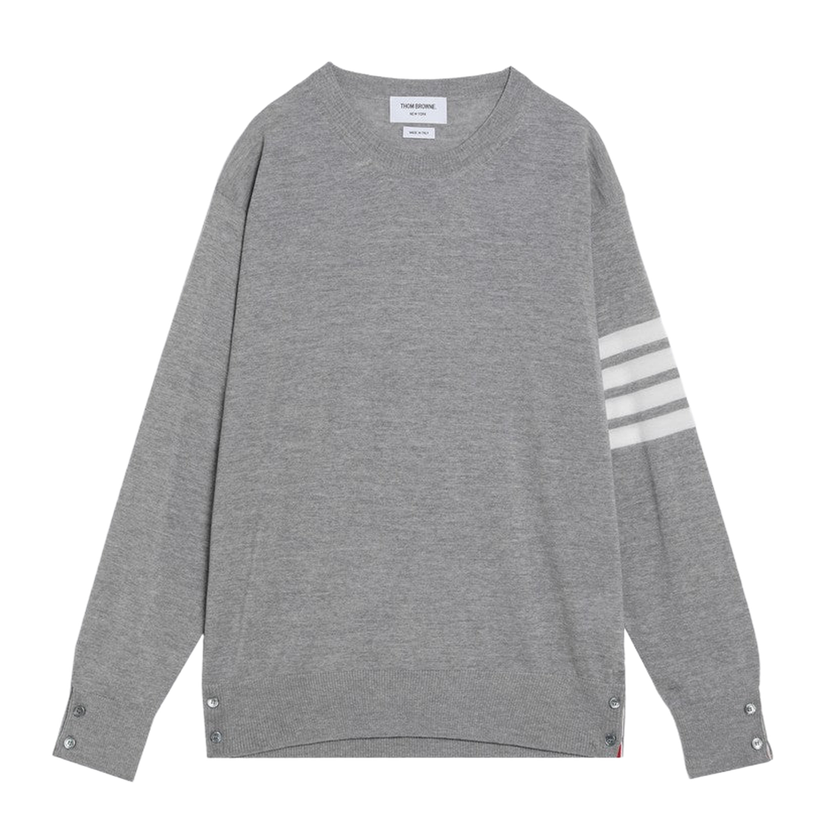 Light Gray Merino Wool Sweater