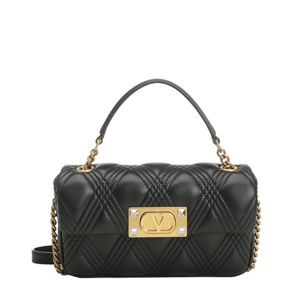 Garavani Small Shoulder Bag Quiltie 67 Black