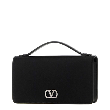 MAYFEYR - Valentino - Black Satin Wallet - 8W0P0AU1SEDEDM