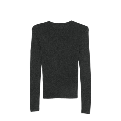 MAYFEYR - Lisa Yang - Ink Fine Knit Round Neck T Shirt - 2025146EL