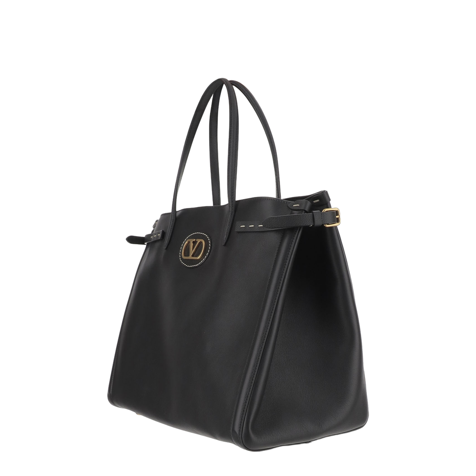 Black Leather Bum Bag