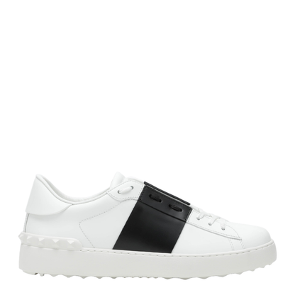 MAYFEYR - Valentino - Open Sneakers In White/Black - 9W2S0781BLUA01