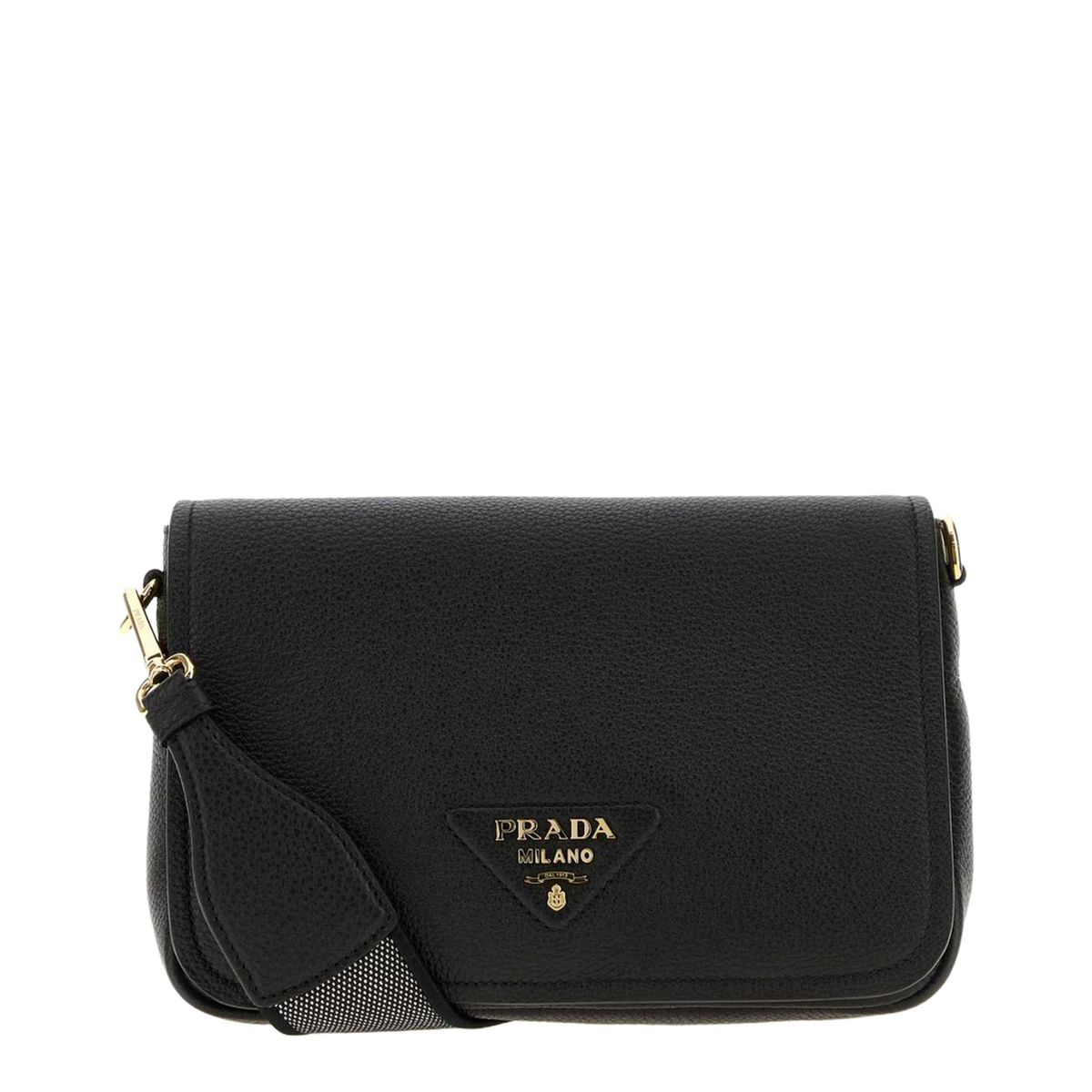 MAYFEYR - Prada - Black Leather Crossbody Bag - 1BD314V7NO2DKVF0632
