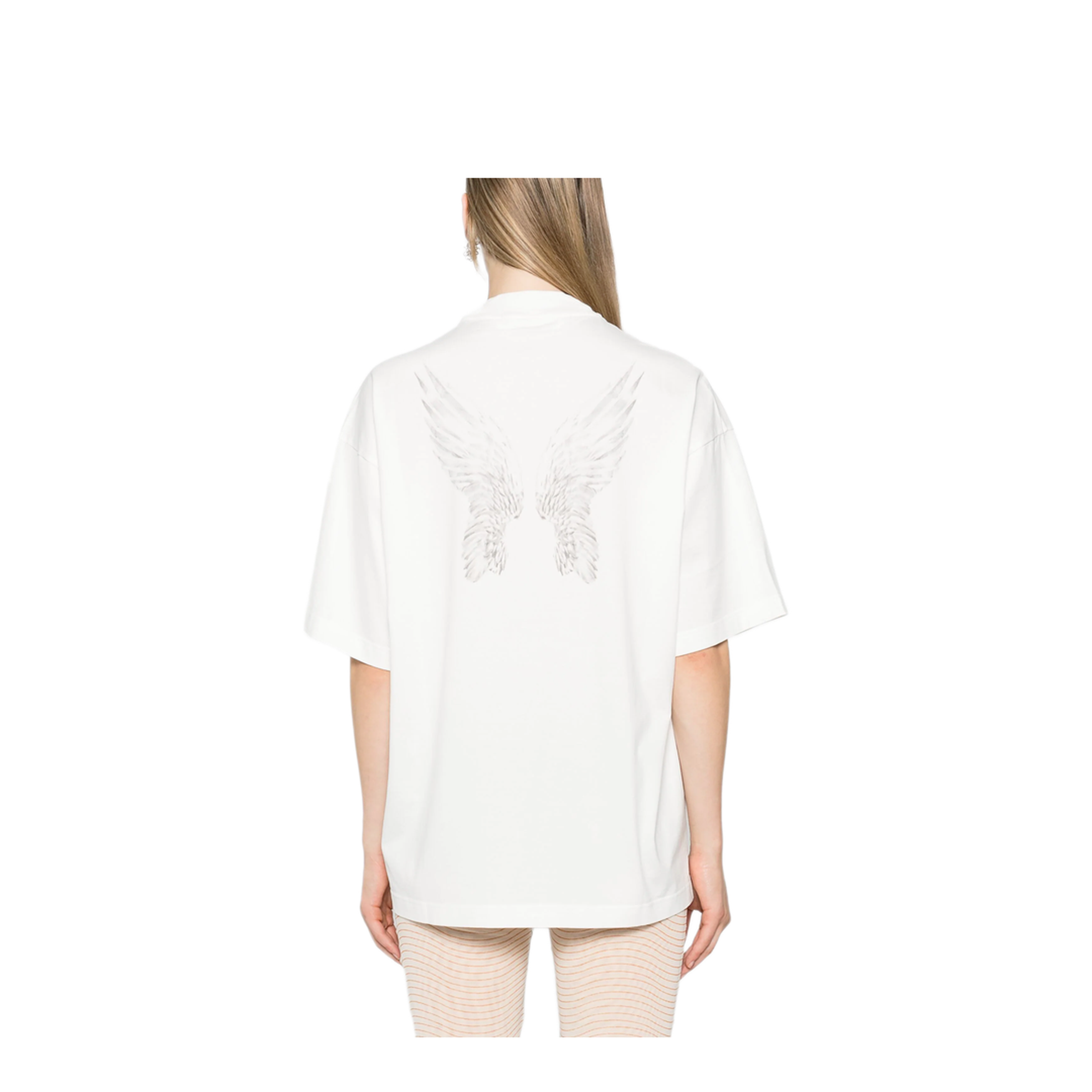 MAYFEYR - Palm Angels - Wing Pencil Loose T-Shirt - PWAA017F24JER0040310
