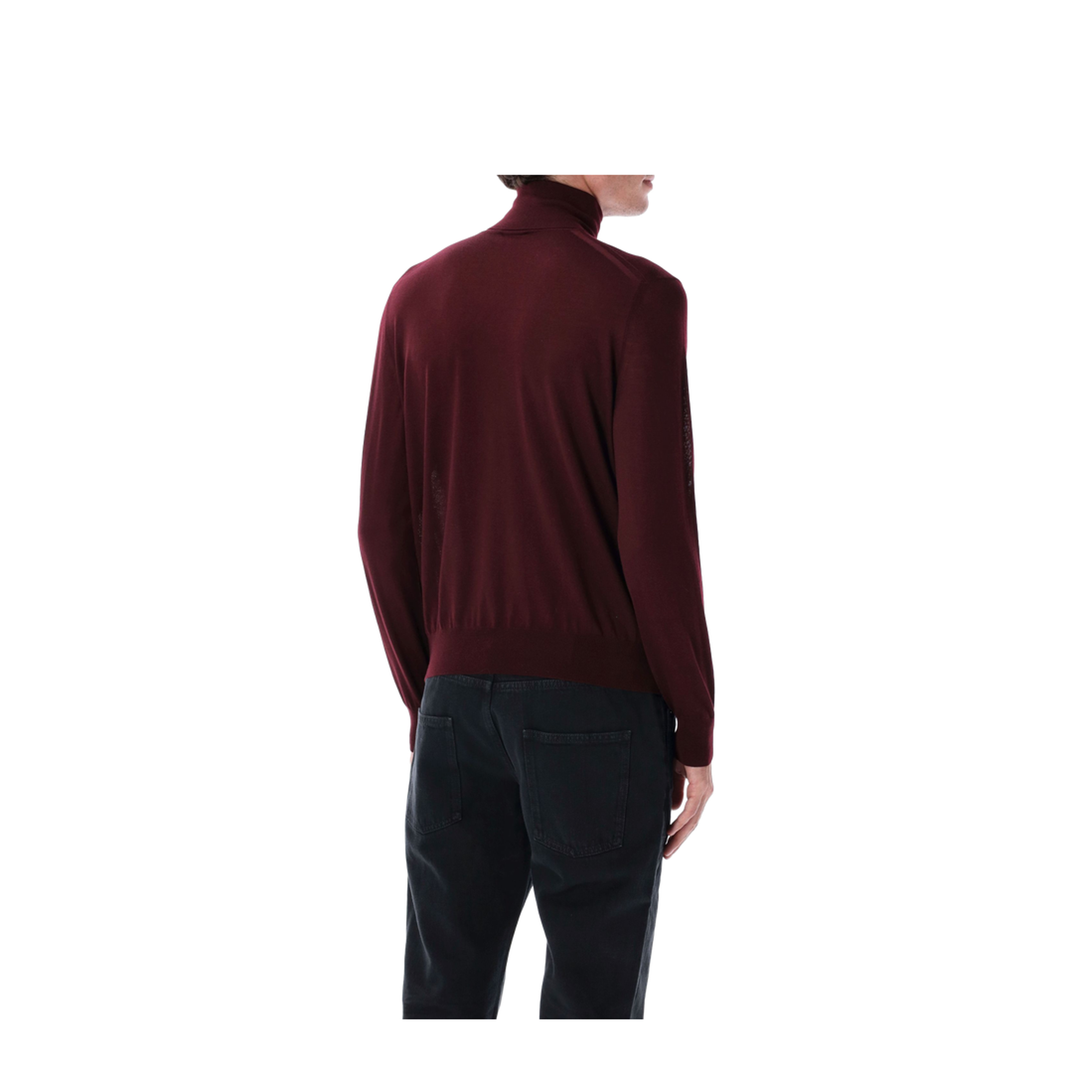 Wool turtleneck sweater