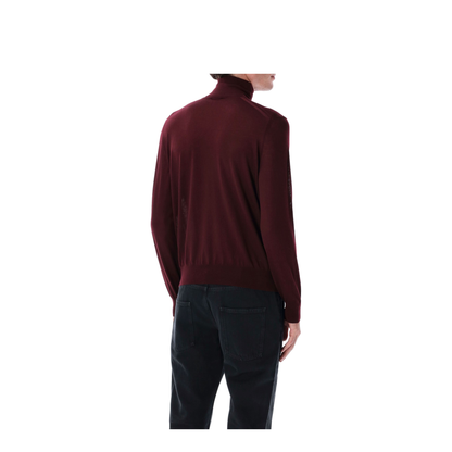 Wool turtleneck sweater