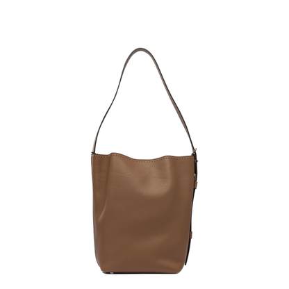 Brown Cow Leather Shoulder Bag